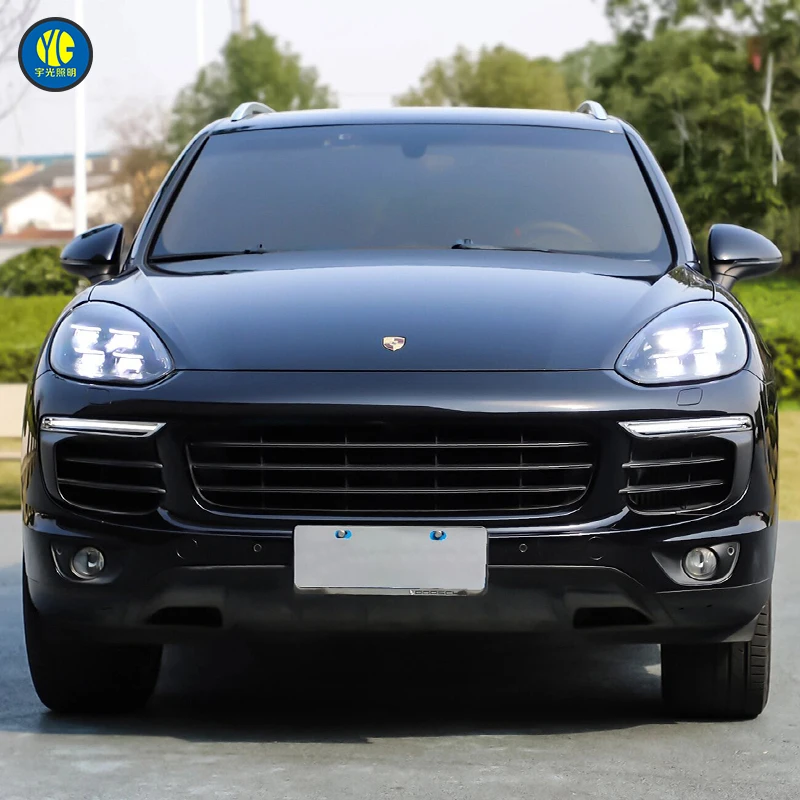 Latest Model Porsche Cayenne 2015- 2018 Head Light 92a Headlamp Upgrade 2024 Matrix Cayenne LED Headlight Assembly for Porsche