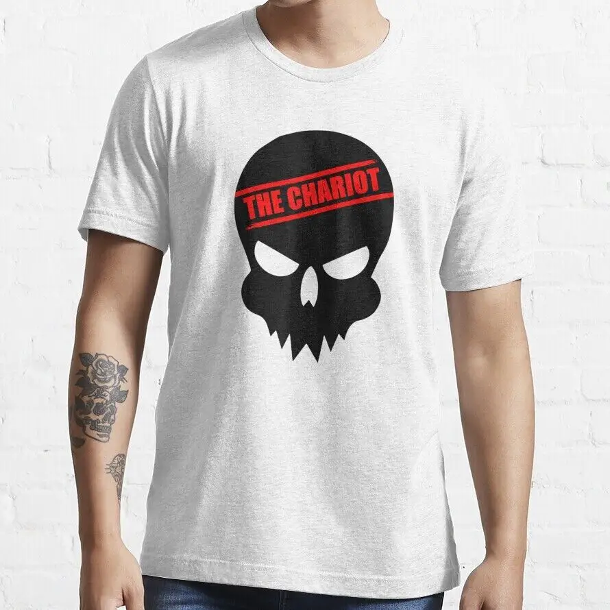 The Chariot American Hardcore Entertainment Black Skull Art Anime Graphic T-shirts For Men Clothing Women Short Sleeve Tees