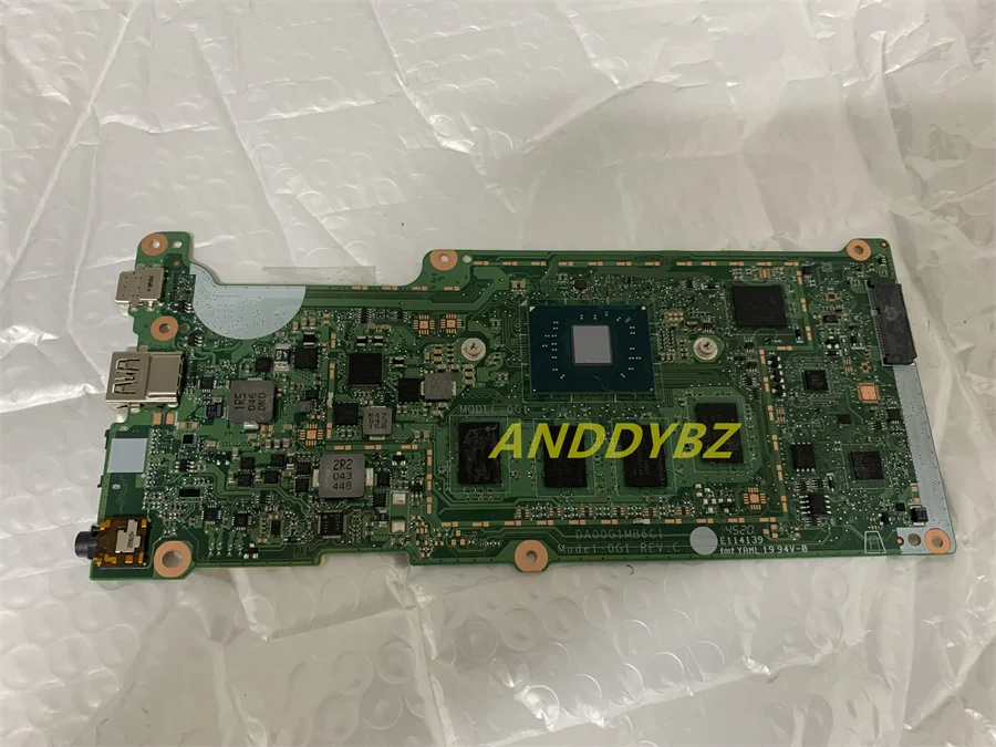 Used Genuine L15850-001 FOR HP Chromebook 11 G6EE 14 G5  Motherboard WITH 4GB AND 16GB SSD Tested Fast Shipping