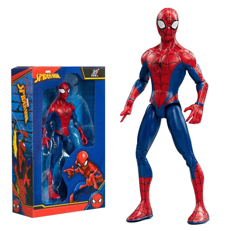 ZDTDS Original Avengers Legends Figure Toy Doll Spider Captain Big Miles Morales Thanos Iron Man Ghost Hulk Thor Falcon Ornament view 2