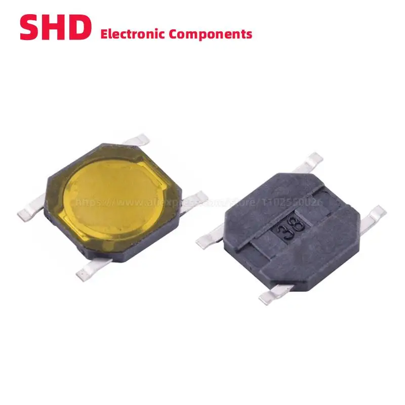 100PCS 4*4*0.8mm DC12V 50mA 4X4X0.8MM Tactile Push Button Waterproof Switch Tact 4 Pin Switch Micro Switch SMD 5*5*0.8mm SMT