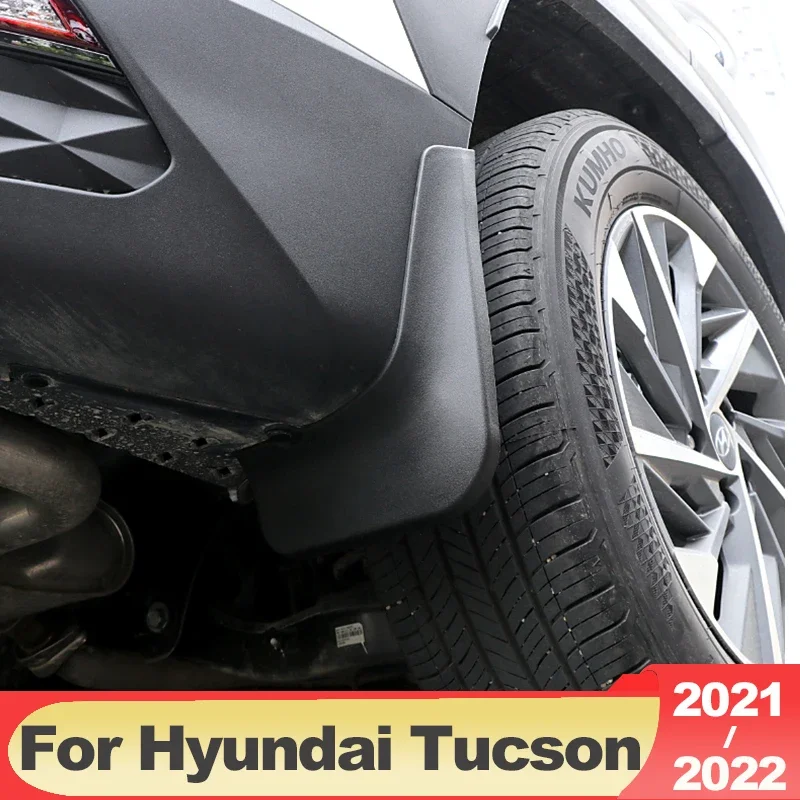 For Hyundai Tucson NX4 2021-2023 2024 Hybrid N Line Car Mud Flaps Mudguards Splash Guards Fender Mudflaps Protector Accessories