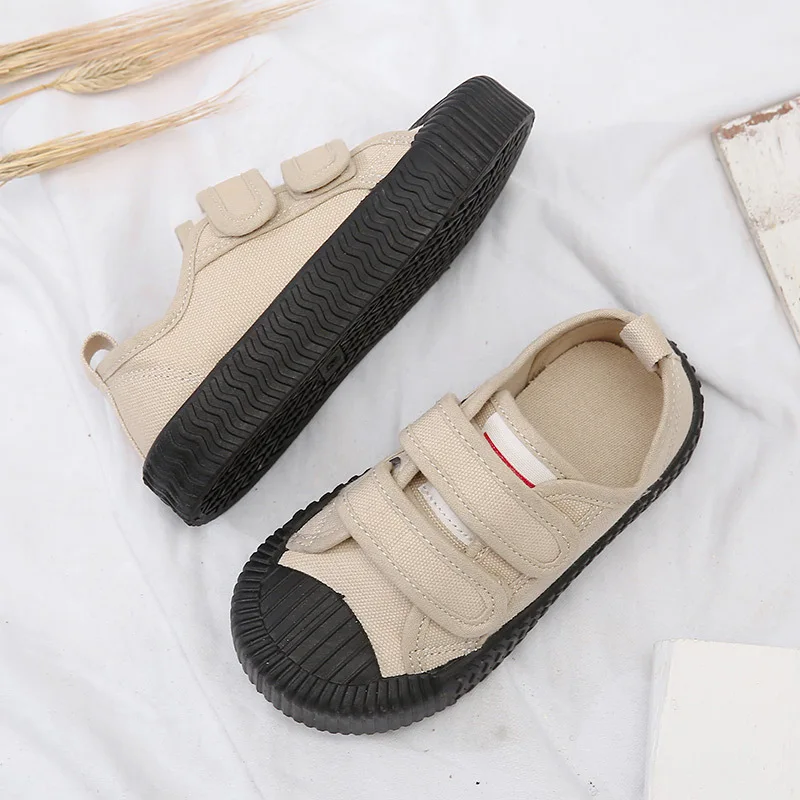 Fashion Kids Canvas Shoe for Boys Girls Candy Color Sneakers Kids Soft Sole Breathable Board Shoes Classic Flat Toddler Shoes