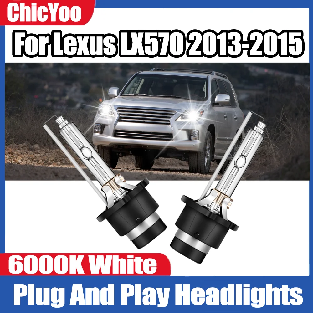 

2 шт. 6000K белые ксеноновые фары HID 35W Plug and Play 20000LM передние фары 12V 24V для Lexus LX570 2013 2014 2015