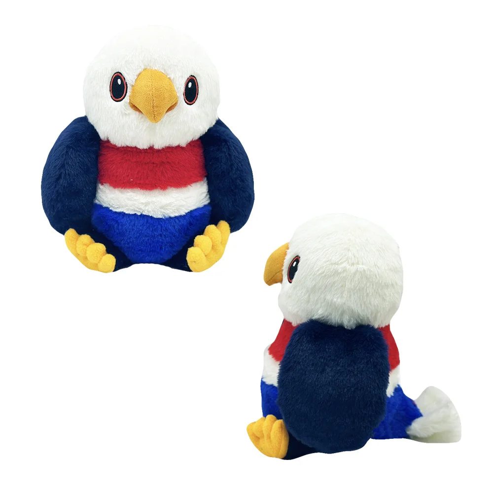 

24cm American Eagle Cartoon Soft Toy Soft Stuffed Animal Doll for Boys Girls Birthday Christmas Gifts