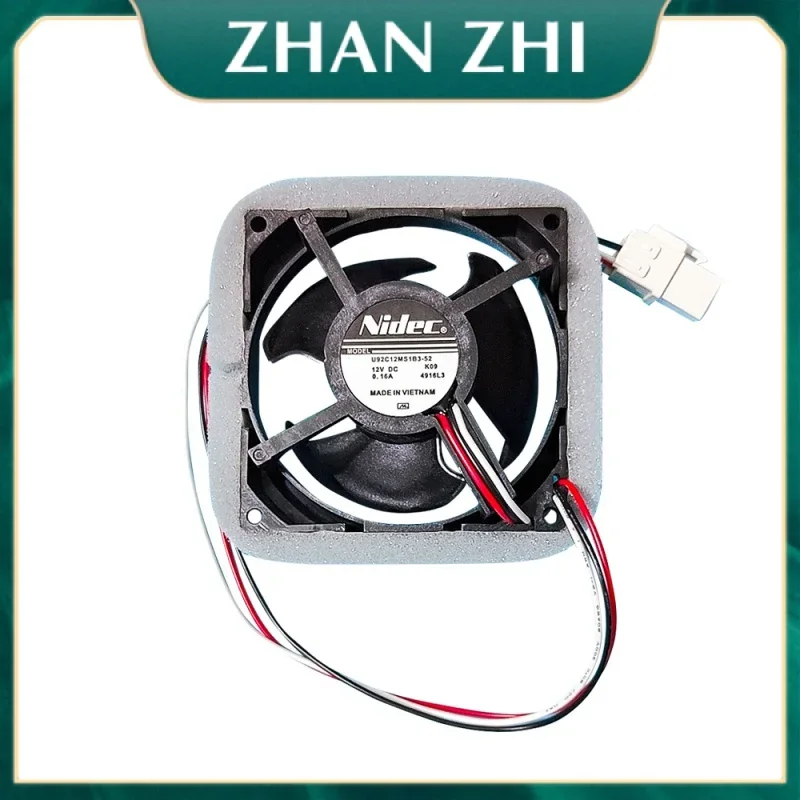 New U92C12MS1B3-52 NIDEC for Refrigerator Refrigerated Freezing Cooling Fan 9CM 12V 0.16A DA81-06013A Cooling Fans Motor