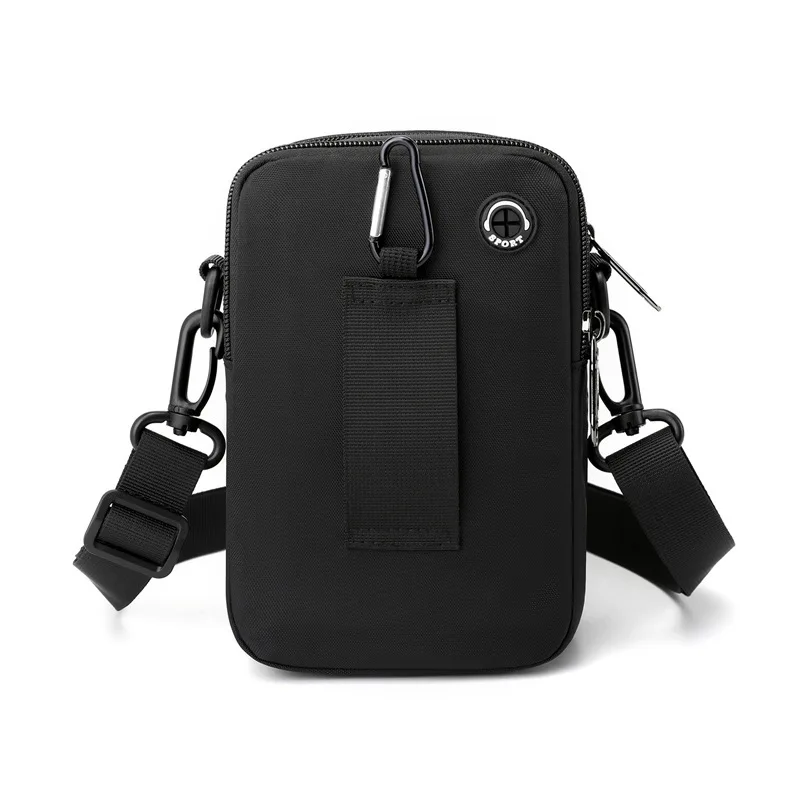New Mini Casual Mobile Shoulder Bag Fashion Trend Oxford Fabric Crossbody Bag Unisex Multi Functional Waist Pack for Sports
