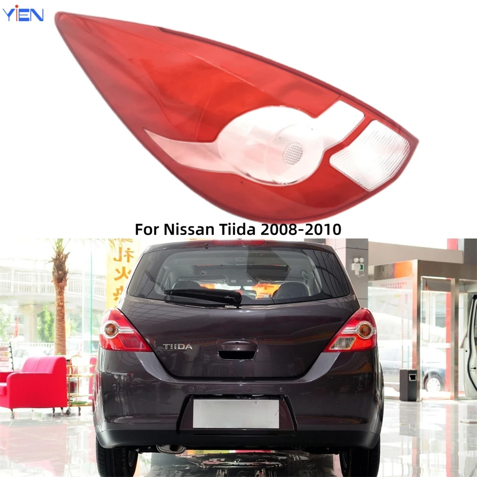 For Nissan Tiida 2008 2009 2010 Auto Accessories Replacement Car Lights Shell Rear Position Lights Car Rear Taillight Hood