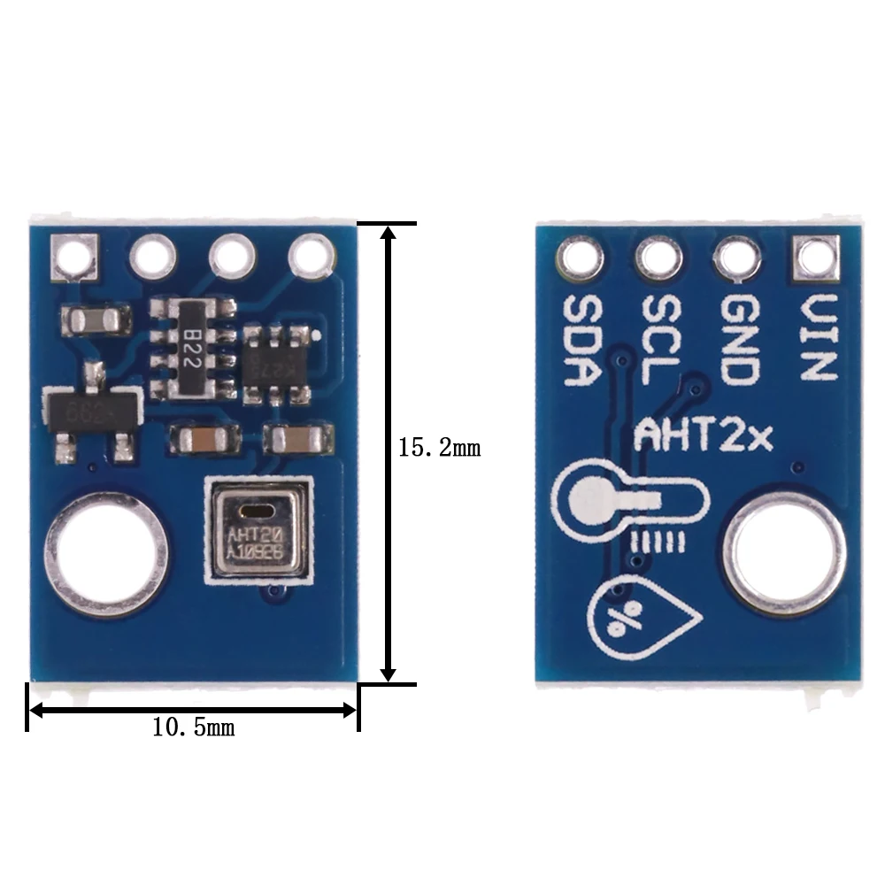 1/5/10PCS AHT10 AHT20 AHT21 High Precision Digital Temperature and Humidity Sensor Measurement Module I2C Communication SHT20