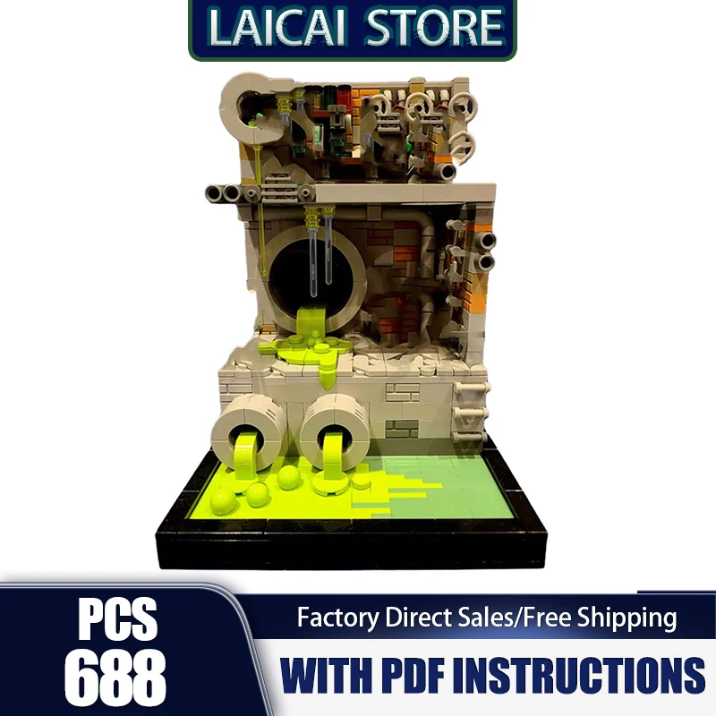 

Popular Movie Series Model Moc Building Bricks Movie Series Sewer Base Technology Modular Block Christmas DIY Toy Holiday Gifts