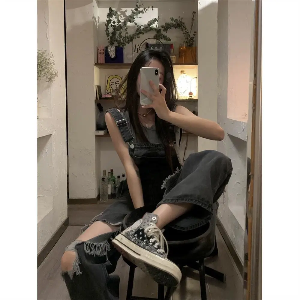

Women'S Black Jumpsuitsoned Flap Fall Pattern Ruffles Commuting Irregular Hipster Stripe Midnight Deep Chain Ol Night