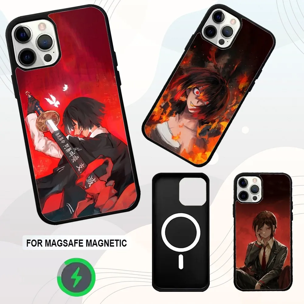 

Game Limbus C-Company Phone Case For iPhone 16e,16,15,14,13,12,11,Plus,Pro,Max,Mini Magsafe Magnetic Wireless Charging