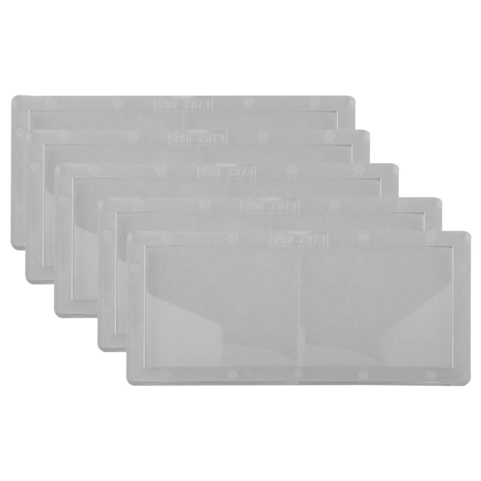 

Набор из пяти линз для сварочной маски, размером 2 x 4,25 дюйма, с различными уровнями диоптрий для улучшения оптических характеристик