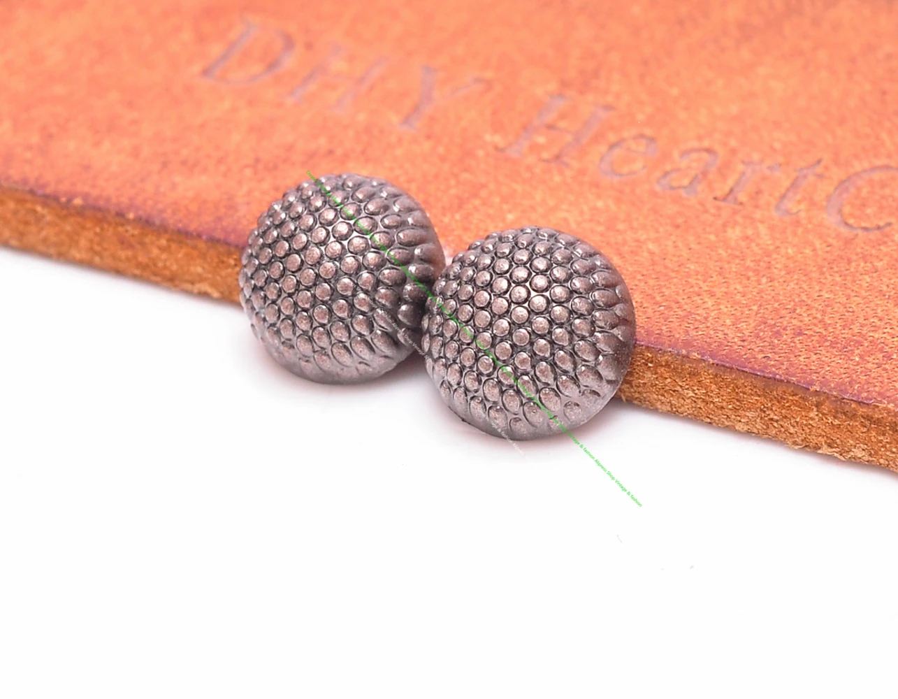 50Pcs Antique Silver Flower Nails Rivet Hit Nails Studs Rivets Punk Rivet Shoes Bag Belt Leather Craft Belt Hardware Rivetback