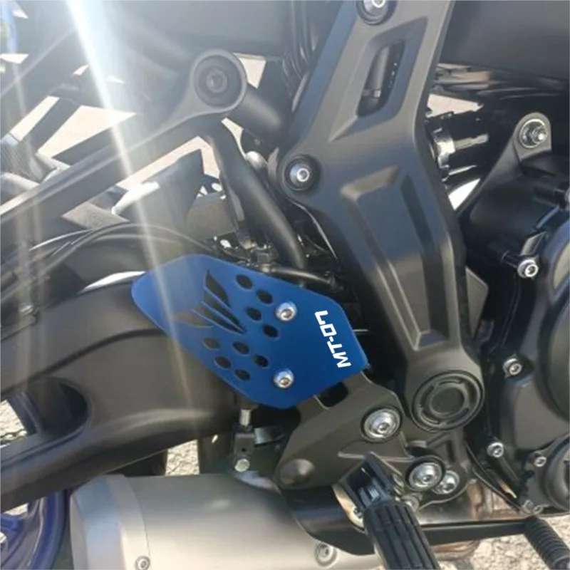 

FOR YAMAHA MT-07 MT07 2014-2022-2023-2024 Pedal Guard Rear Pedal Guard Heel Plate Decorative Motorcycle FZ 07 FZ07 ABS XSR700
