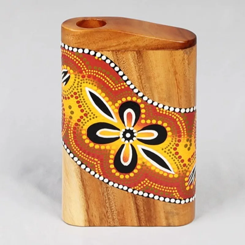 Grabadores de curación de sonido Didgeridoo de bolsillo portátil, instrumentos de viento de madera de mano para meditación, instrumentos musicales para principiantes y adultos