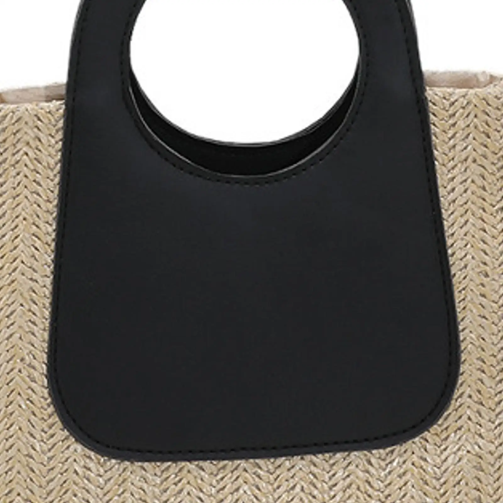 حقيبة يد نسائية منسوجة حقيبة حمل عصرية لقضاء العطلات والمواعدة والعطلات والتسوق #5