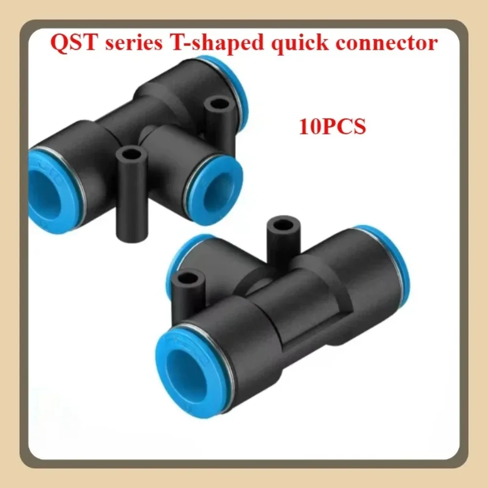 10Pcs Pneumatic T-C…