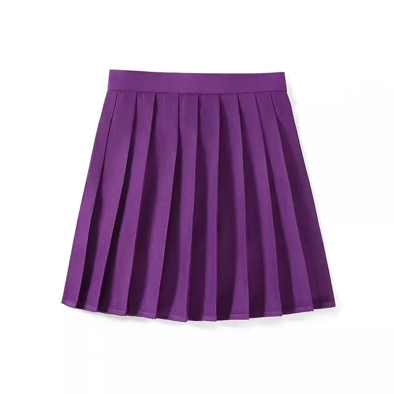 XS - 5XL High Waist Skirt Ladies Summer Clothes Women's A Line Harajuku Korean Black Mini Pleated Skirt For School Girl Uniform