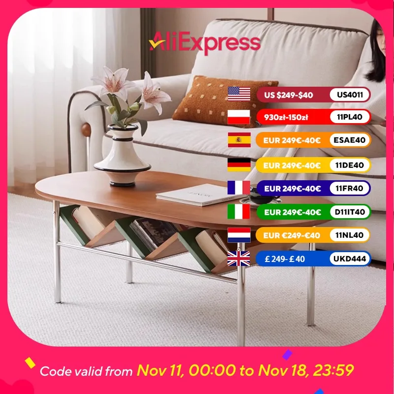 

Nordic Storage Metal Coffee Table Living Room Design Designer Center Desk Tables Wood Unique Mesa De Centro Sala Furniture