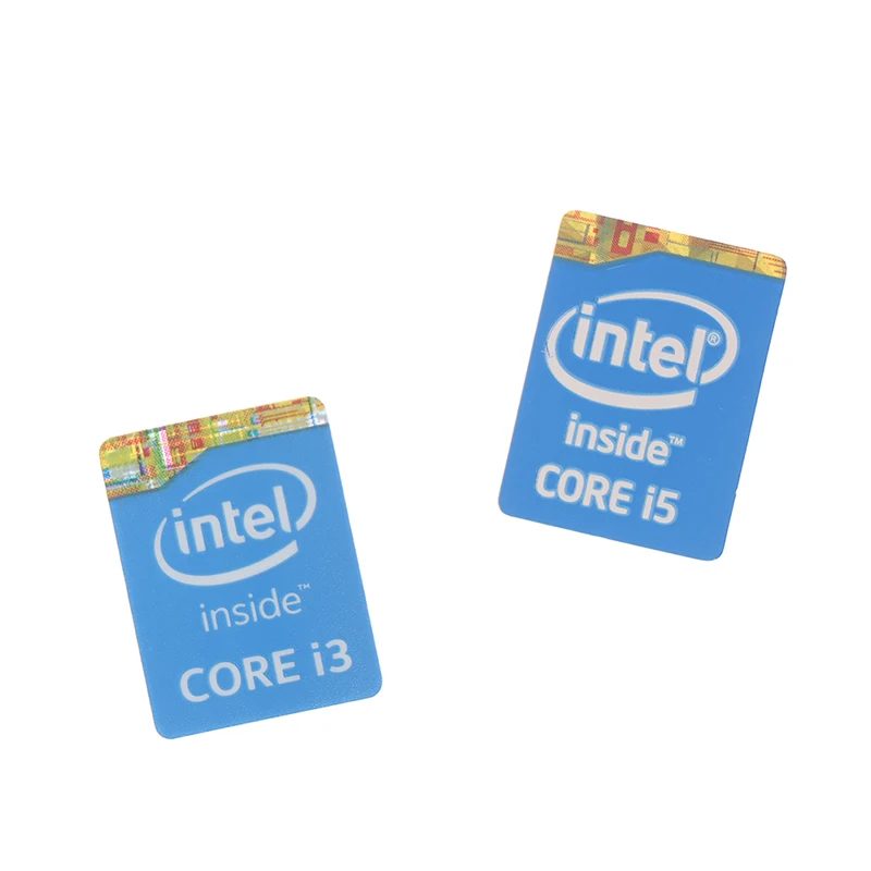 1pc Wholesale Variety Of Choices Original 4th Generation I3 I5 I7 Celeron Intel Core  Sticker Label 5PCS 2023