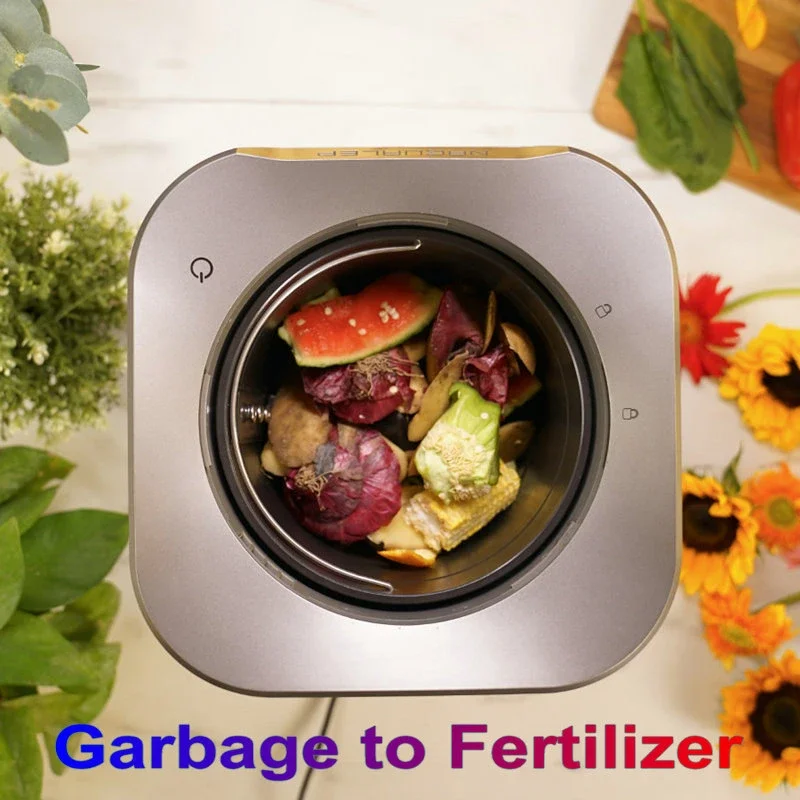 

Kitchen Food Waste Disposal Composter Machine Composting Processors Compost Garbage Trash Shredder Can Crusher Handler Processor