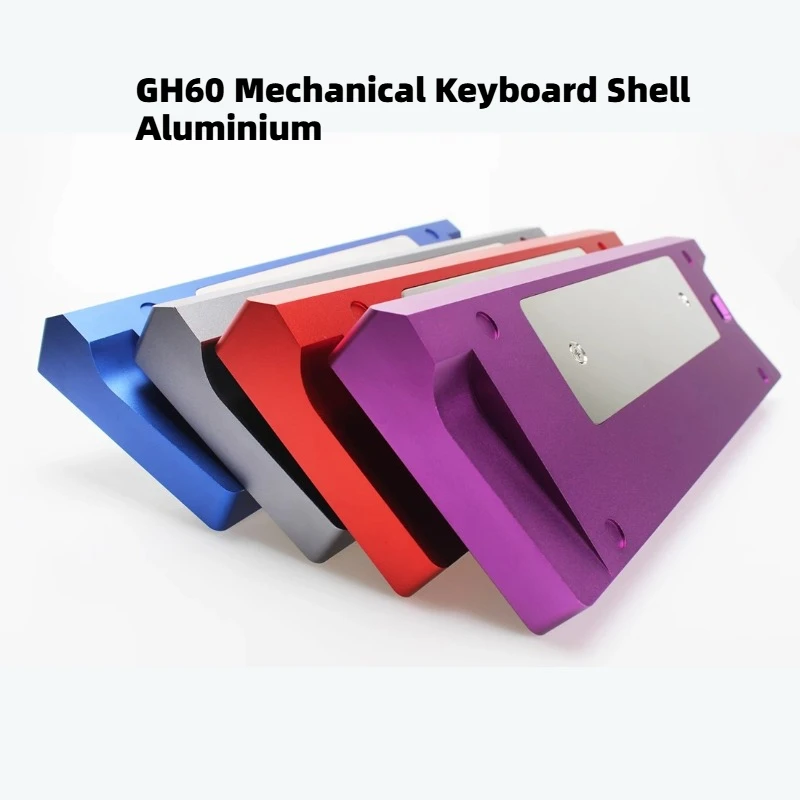 

GH60 Mechanical Keyboard Shell Aluminium Customization Thick Outer Shell CNC Suitable for GH60 A60 Poker Keyboards Accessories