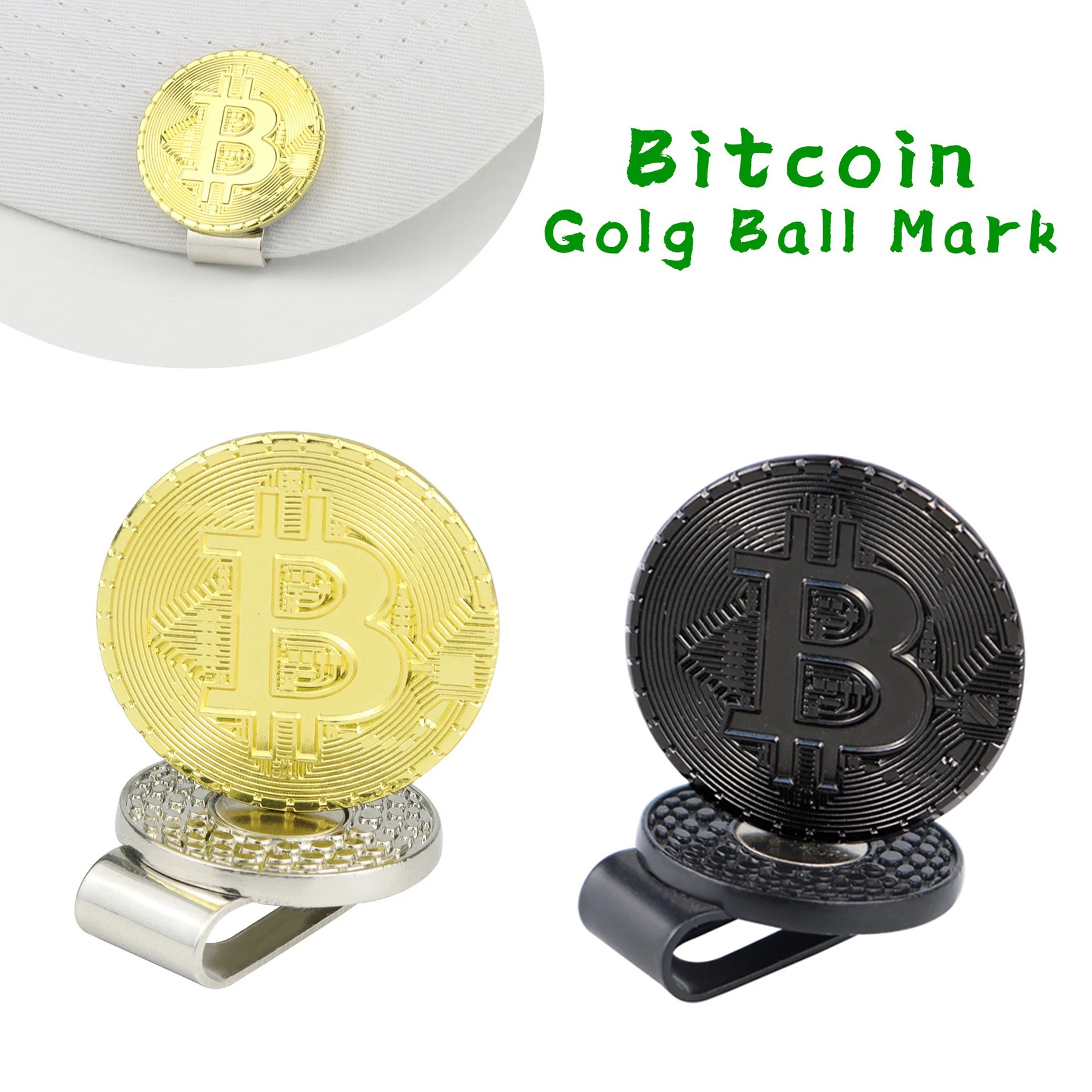 Golf Ball Mark mit Golf Hut Clip Magnetische Legierung Birdie One Putt Adler Tiger Kappe Handschuh Design Golf Marker Männer Frauen Drop Schiff – Detail 4