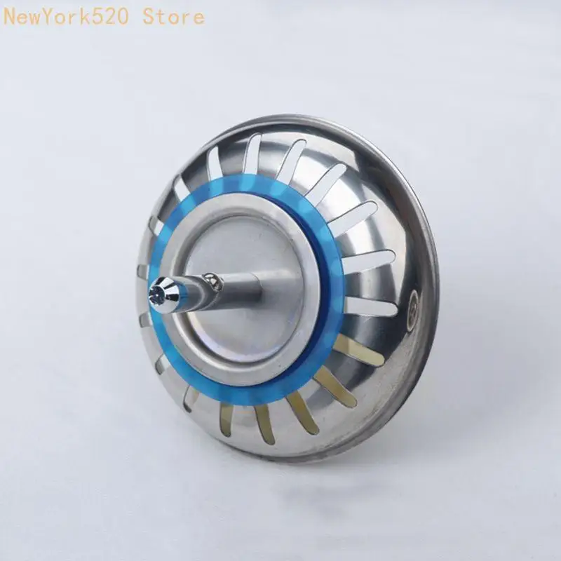 Shower Hair Catcher Round Drain Cover Floor Drain Strainers Anti-Clogging N84C
