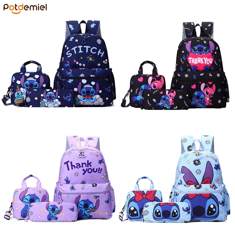 

Милый рюкзак-карандаш со стежком, сумка на плечо, ангел и стежка, куклы, школьная сумка для книг, повседневный студенческий дорожный рюкзак, детский подарок