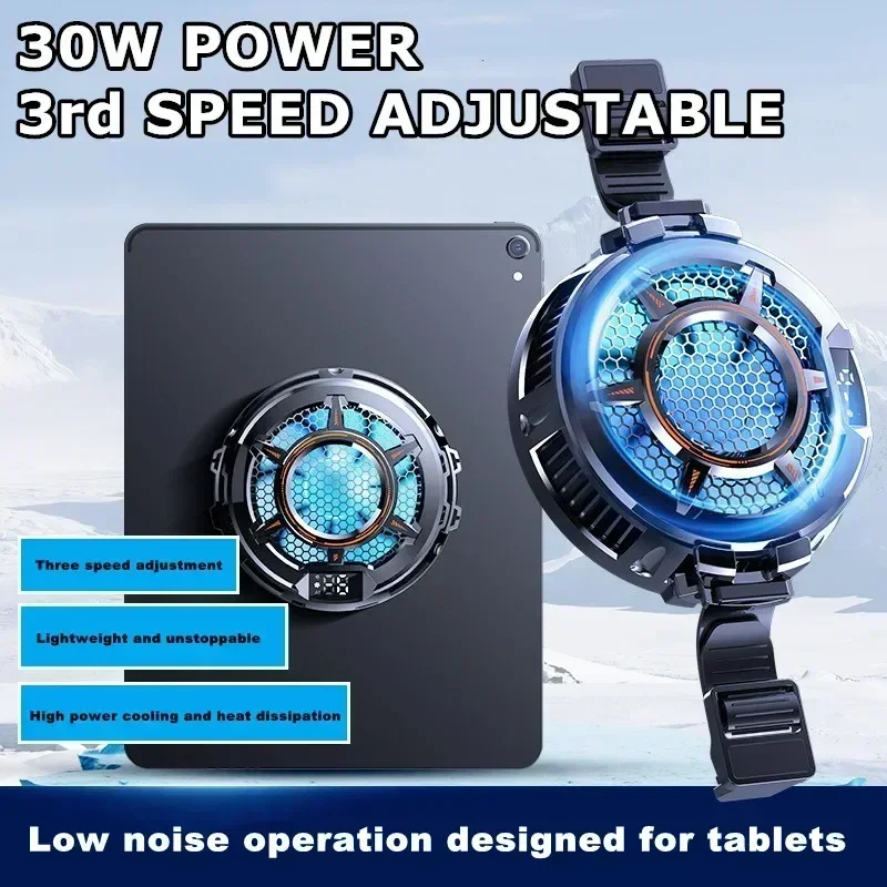 플랫 라디에이터 CX05 IPad IOS Android PUBG 게임 태블릿 용 3 속도 조절 가능한 반도체 냉동 냉각 팬 라디에이터