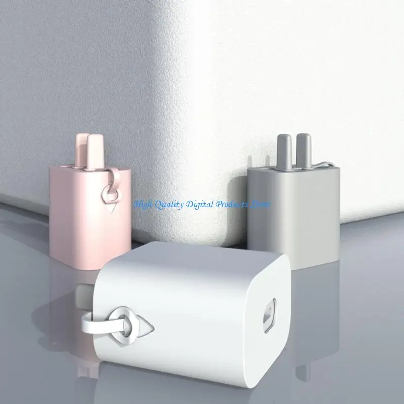 U2JE سيليكون شحن المكونات حماة الغطاء الواقي للهاتف شواحن آيفون ل 18 واط 20 واط USB المقابس سهلة التركيب