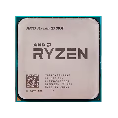 Processador AMD Ryzen 7 2700X R7 2700X 3,7 GHz Oito núcleos dezesseis fios 16M 105W CPU YD270XBGM88AF Soquete AM4