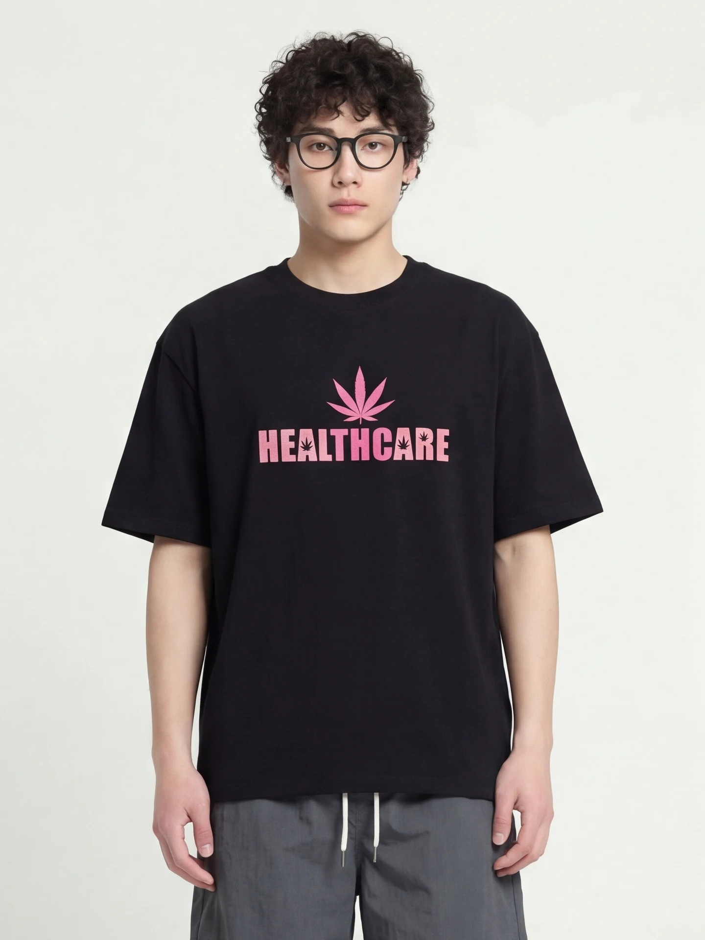 

Футболка свободного кроя с круглым вырезом и коротким рукавом, дышащая, удобная, из хлопка, повседневная, универсальная, в стиле ретро, с японским принтом.