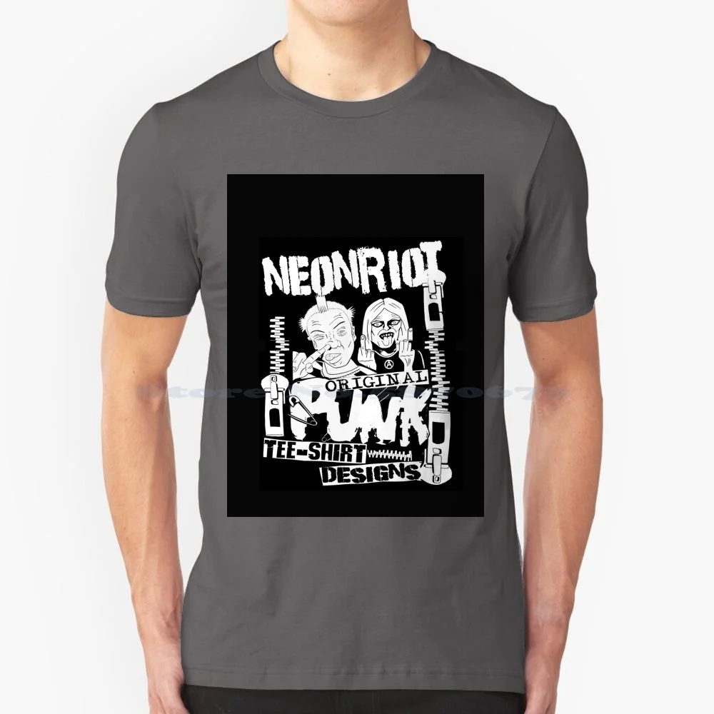 Neonriot T Shirt 100% Cotton Tee Punk Pop