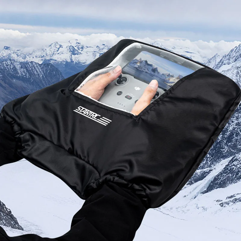 ถุงมือถุงมืออุ่นสำหรับ DJI RC 2 /RC-N1เก็บรีโมทคอนโทรลสำหรับ DJI MINI 3/MINI 3pro/Mavic 3 / AIR 3 Drone