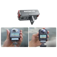 Adaptador Magnético para DJI Osmo Action 5 Pro OSMO 360, Aleación de Aluminio, Duradero, Plegable, Instalación Rápida de la Cámara