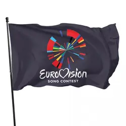 Outdoor Banner for Europe Song Contest, Classic Logo, Outdoor Banner, Reunion, Convenient Send Relatives and Friends, Soft and D