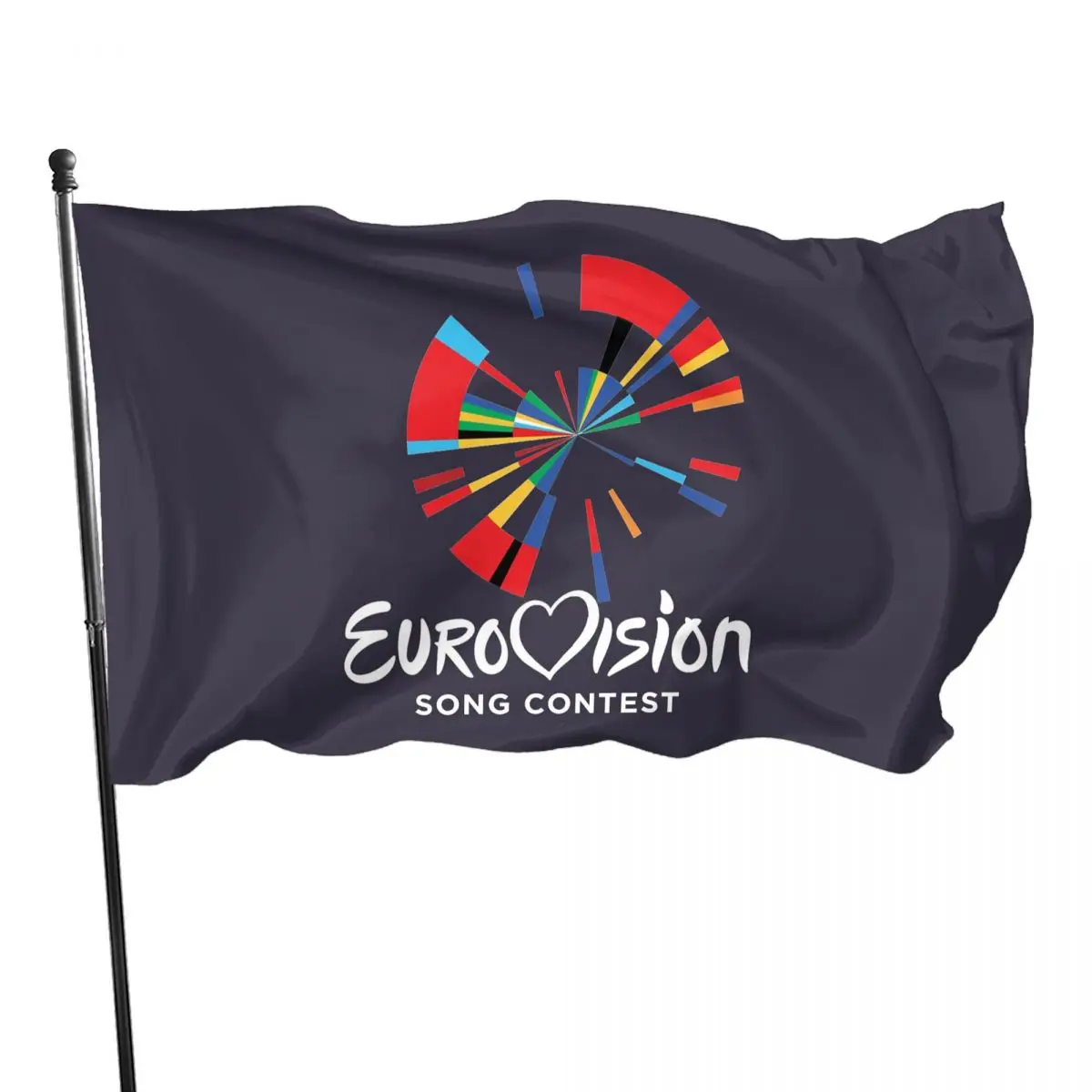 Outdoor Banner for Europe Song Contest, Classic Logo, Outdoor Banner, Reunion, Convenient Send Relatives and Friends, Soft and D