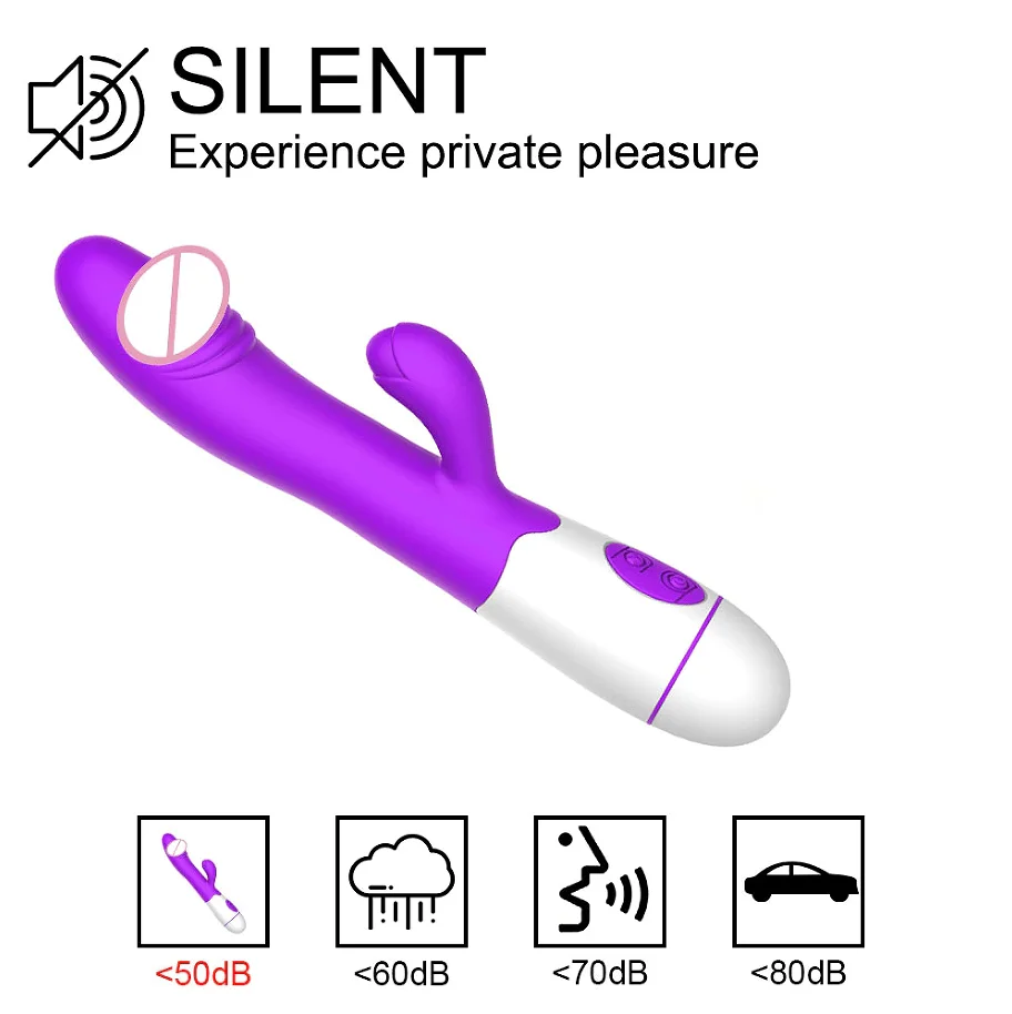 20 Speeds Rabbit Vibrator G-Spot Massager Wand Clitoris Stimulator Sex Toys for Women Masturbator view 7