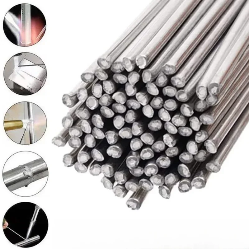 Low Temperature Easy Melt Aluminum Universal Welding Rod Cored Wire Rod Solder No Need Solder Powder Weld Bar for Propane Torch