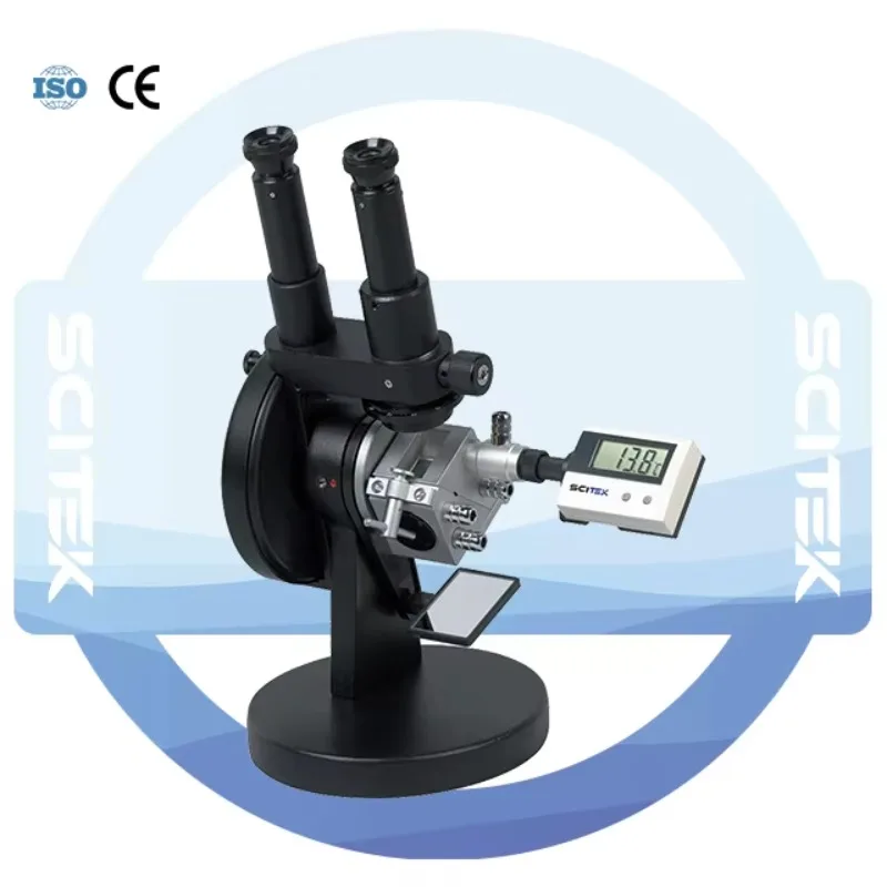 

0-95% Testing Equipment Laboratory Sugar Analysis ABBE Digital Brix Refractometer Binocular