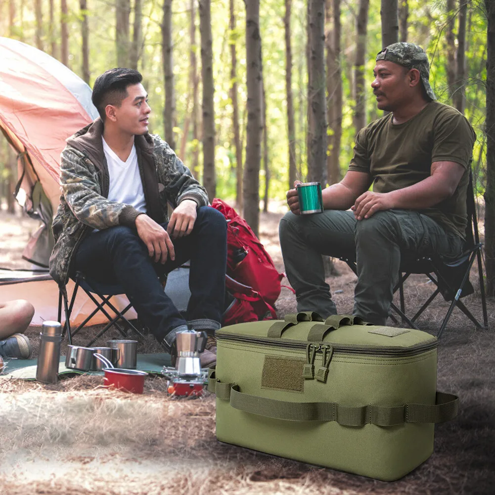 في الهواء الطلق التخييم المشي لمسافات طويلة خزان الغاز حقيبة التخزين علبة نزهة تجهيزات المطابخ أواني عدة الحقيبة المنظم حقيبة يد