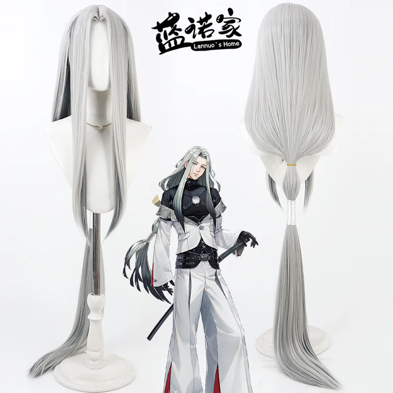 

Touken Ranbu Online Himetsuru Ichimonnji Cos Cosplay Wig Halloween Carnival Party Prop Synthetic Hair Heat Resistant Fiber