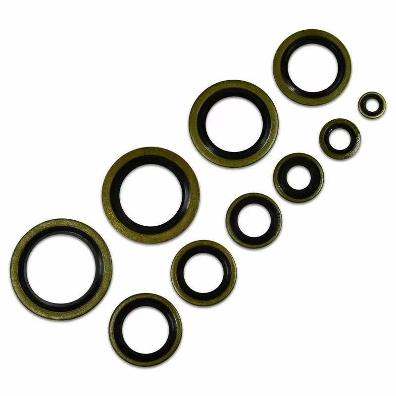 Bonded Washer Seal Ring Metal Rubber Oil Drain Plug Gasket Fit M5/M6/M8/M10/M12/M14/M16~M60 Combin Washer 5/6/8/10/12/14/16~60mm