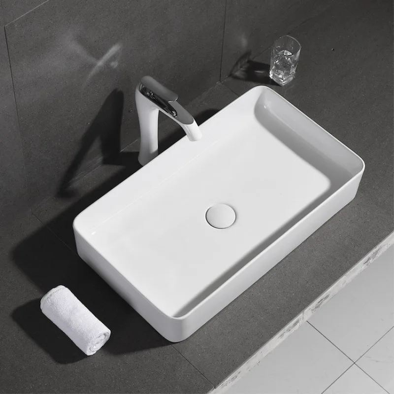 Fomex Basin Small Size Balcony Washbasin Ceramic Washbasin Pool Bathroom Basin  Square