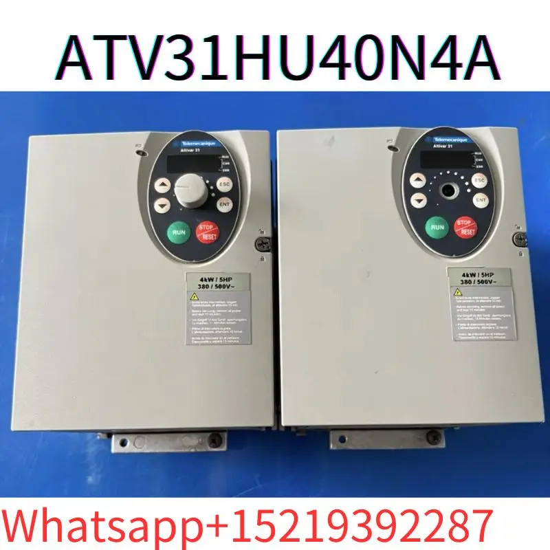 

second-hand ATV31 series frequency converter ATV31HU40N4A 4KW 380V tested ok