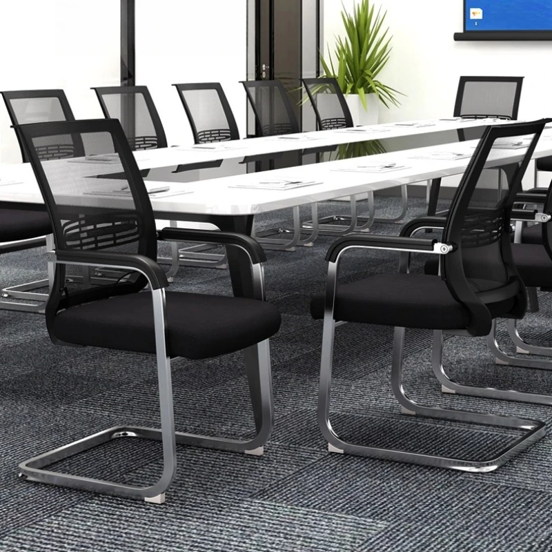 

Японский простой офисный стул для конференций, скандинавский креативный сетчатый компьютерный стул в форме лука, тренировочная офисная мебель для конференций FYOC