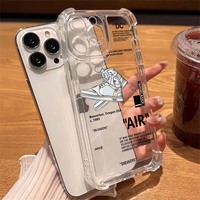 Soft Silicone Phone Cases For iPhone 16 15 14 13 12 11 X XR XS 7 8 Plus Pro Max iPhone13 Mini ProMax fundas p-Jordan airs-s