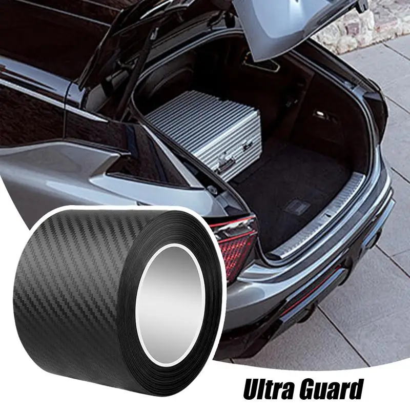 

Door Guards For Cars Self-Adhesive Black Carbon Fiber Edge Protector For Car Door Multifunctional Waterproof Anti Collision Car